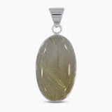 925 Sterling Silver Rutilated Quartz Pendants