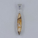 925 Silver Brecciated Mookaite Pendant