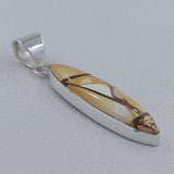 925 Silver Brecciated Mookaite Pendant