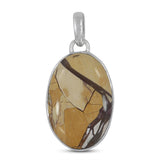 925 Silver Brecciated Mookaite Pendant