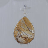 925 Silver Brecciated Mookaite Pendant