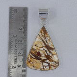 925 Silver Brecciated Mookaite Pendant