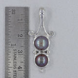 Amethyst Gemstone Silver Pendant