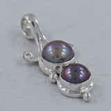 Amethyst Gemstone Silver Pendant