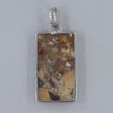 925 Silver Brecciated Mookaite Pendant