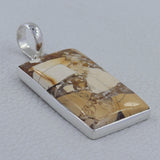 925 Silver Brecciated Mookaite Pendant