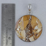 925 Silver Brecciated Mookaite Pendant