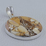 925 Silver Brecciated Mookaite Pendant