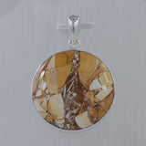 925 Silver Brecciated Mookaite Pendant