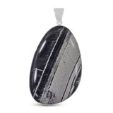 Picasso Jasper Gemstone Silver Pendant