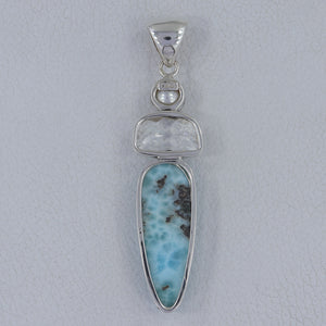 Larimar 925 Silver Pendant
