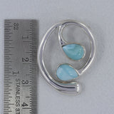 Pink Opal 925 Silver Pendant