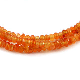 4 mm Fire Opal Beads Necklace