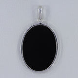 Black Onyx 925 Sterling Silver Pendant