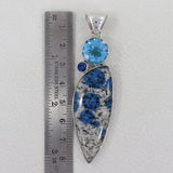 925 Starling Silver K2 Jasper Pendant