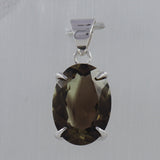 Lemon Quartz Sterling Silver Pendant