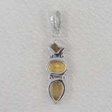 925 Sterling Silver Black Onyx Pendant