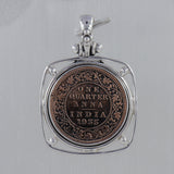 Indian Old Coin Silver Pendant