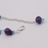 Natural Amethyst Beads Jewelry Set