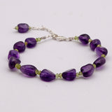 Natural Amethyst Beads Jewelry Set