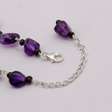 Natural Amethyst Beads Bracelet