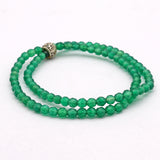 Natural Green Onyx Beads Bracelet