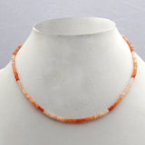 Pink Moonstone Beads Necklace