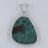 Tibetan Turquoise 925 Sterling Silver Pendant