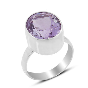 925 Silver Amethyst Kanela Ring