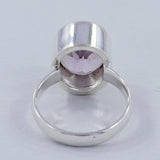 Pink Amethyst 925 Sterling Silver Ring