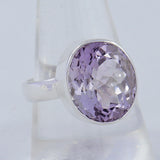 Pink Amethyst 925 Sterling Silver Ring