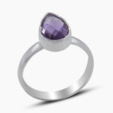 925 Sterling Silver Amethyst Rings