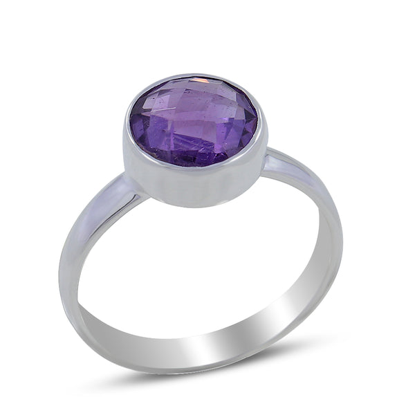 925 Sterling Silver Amethyst Rings