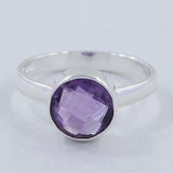925 Sterling Silver Amethyst Rings