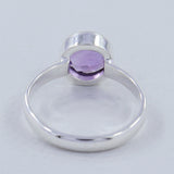925 Sterling Silver Amethyst Rings