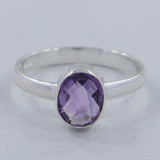 925 Sterling Silver Amethyst Rings