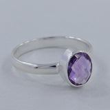 925 Sterling Silver Amethyst Rings