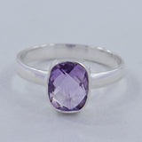 925 Sterling Silver Amethyst Rings