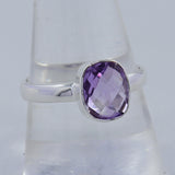 925 Sterling Silver Amethyst Rings