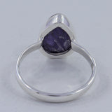 Siberian Charoite Sterling Silver Handmade Ring