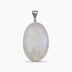 Rainbow Moonstone Silver Pendants