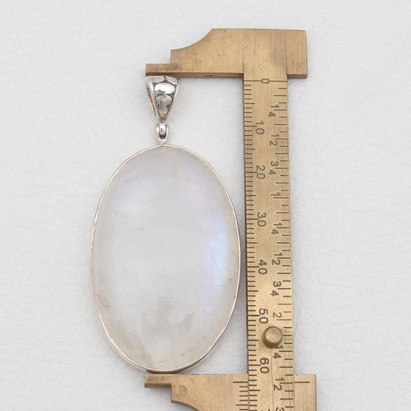 Rainbow Moonstone Silver Pendants