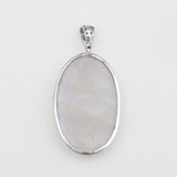 Rainbow Moonstone Silver Pendants
