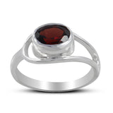 Natural Tourmaline Sterling Silver Ring