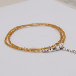 Natural Citrine Beads Necklace