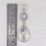 Blue Topaz 925 Silver Pendant