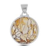 Brecciated Mookaite 925 Sterling Silver Pendant