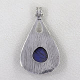 925 Sterling Silver Labradorite Gemstone Pendant