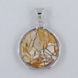 Brecciated Mookaite 925 Sterling Silver Pendant