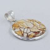 925 Silver Brecciated Mookaite Pendant